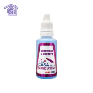 removedor de esmalte la casa de la manicurista liquido azul 30 cc