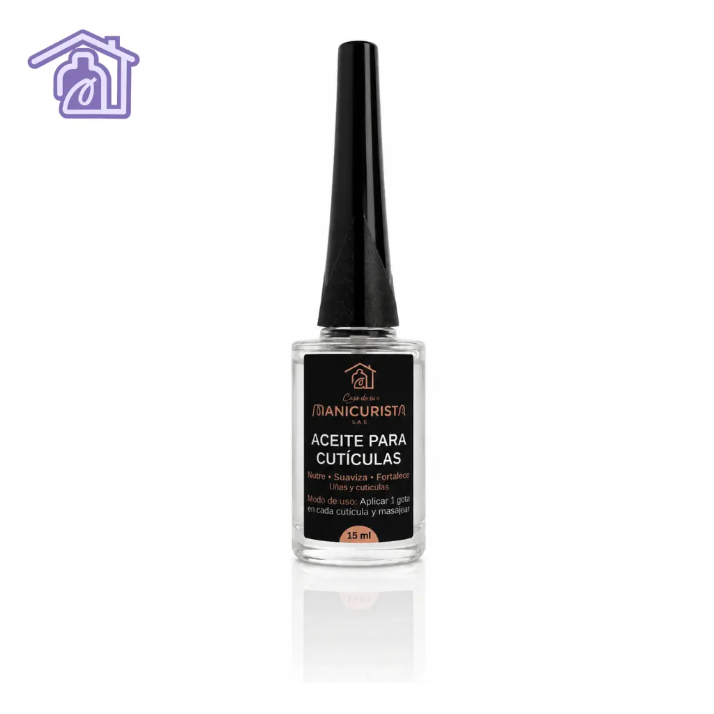 aceite para cuticulas casa de la manicurista 15ml nutre suaviza fortalece