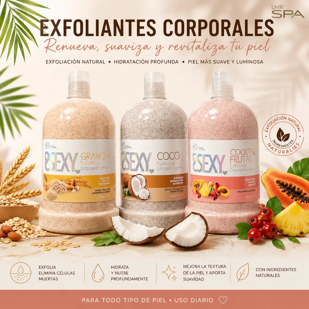 exfoliante corporal en crema lmar spa 2sexy 1000g cuidado de la piel y spa