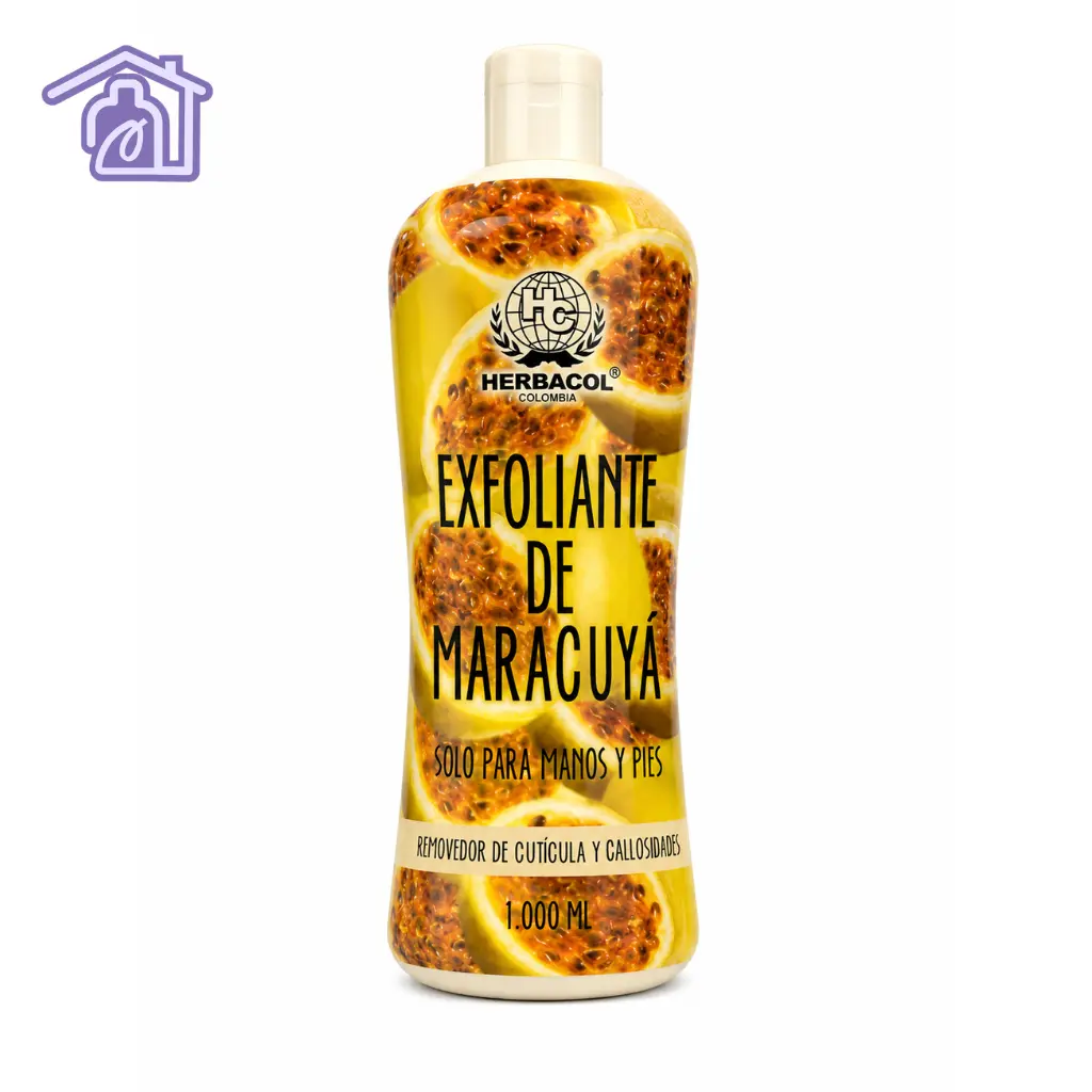 exfoliante de maracuya para manos y pies herbacol 1000ml removedor de callosidades
