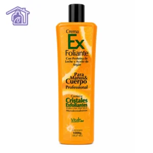 crema exfoliante para manos y cuerpo vitaltime 1000g microdermoabrasion