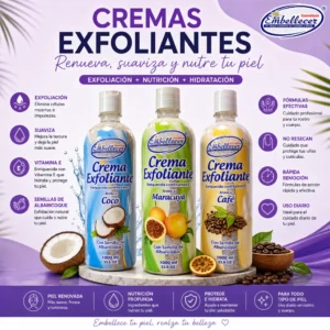 Crema Exfoliante 1000 ml (Varios Aromas) Embellecer