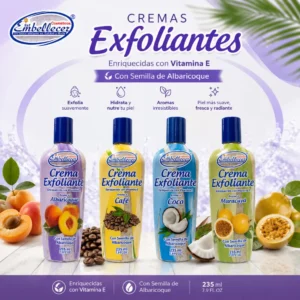 Crema Exfoliante 235 ml (Varios Aromas) Embellecer