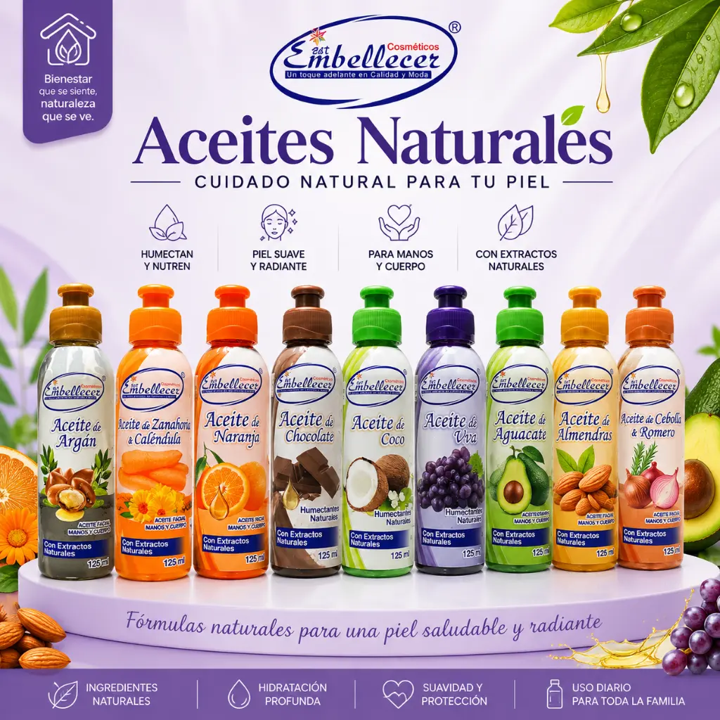 Aceites 125 ml varios aromas