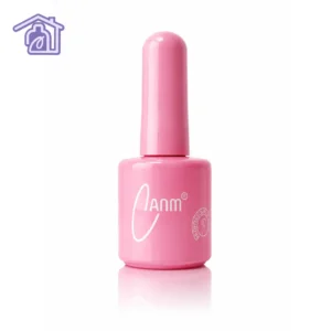 aceite para cuticula canm frasco rosado con brocha aplicadora