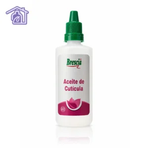 aceite de cuticula brescia frasco plastico con dosificador verde
