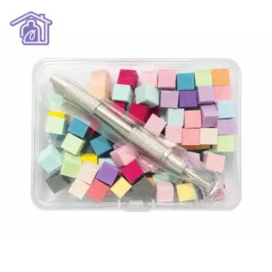 kit de esponja para degradado de uñas oh belleza con sujetador metalico y esponjas multicolores