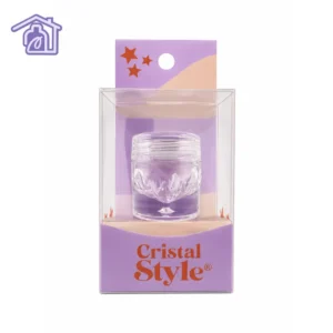 pote de pigmento polvo iridiscente para decoracion de unas con efecto visos rosados marca cristal style referencia hc-17967
