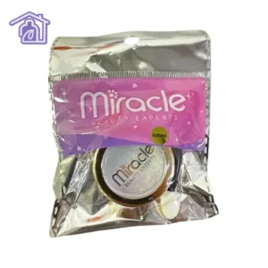 empaque de polvo efecto aurora 1 marca miracle beauty experts con tarro de pigmento y aplicador de esponja