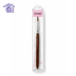 empaque de pincel acrilico kolinsky 8 krismar de pelo natural con mango de madera