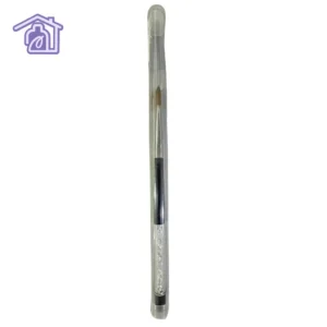empaque de pincel acrilico kolinsky mara 8 mp21 de pelo natural con mango acrilico transparente lleno de cristales