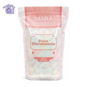 empaque de polvo efervescente mara naturals de 1000 gr 100% colombiano para spa de manos y pies