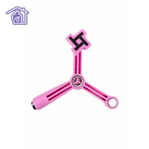iman multifuncional rosado de 3 puntas con diferentes formas magneticas para diseño de unas ojo de gato