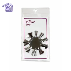 molde cortador metalico multifuncional de sonrisa francesa para unas acrilicas marca cristal style
