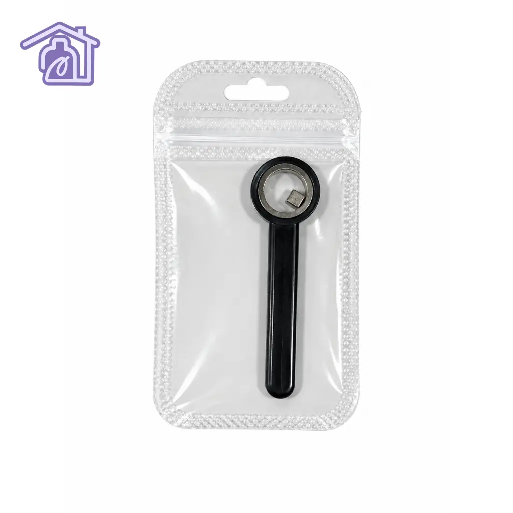 iman redondo negro con agujero central y bloque magnetico movible para diseño de unas ojo de gato
