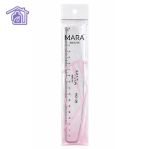 lima zebra 100 100 mara nail and art de color gris con regla impresa en centimetros y empaque individual