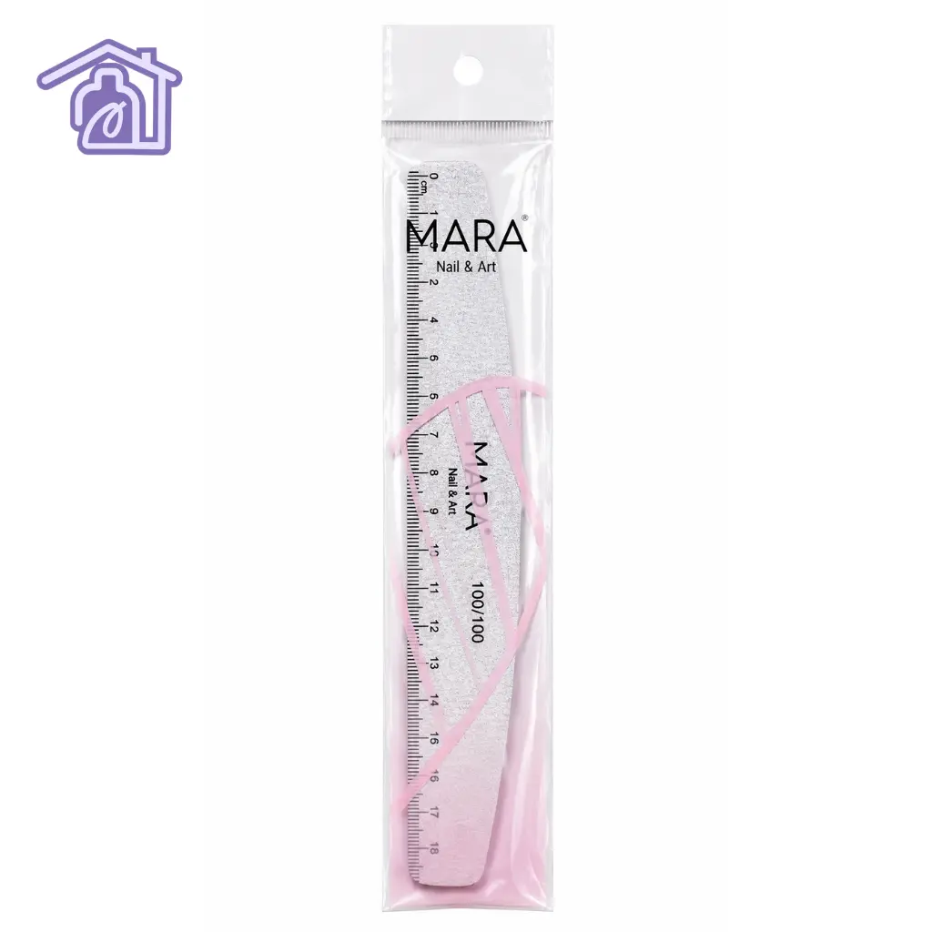 lima zebra 100 100 mara nail and art de color gris con regla impresa en centimetros y empaque individual