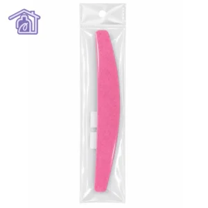 lima sponge 180 240 rosada en forma media luna acolchada en empaque transparente