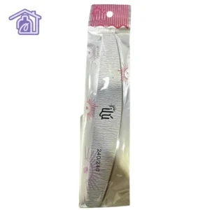 lima para uñas zebra grano 240 240 de forma media luna marca ilu en empaque individual