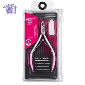 corta cuticula 6mm de acero inoxidable marca vicky nail pro level