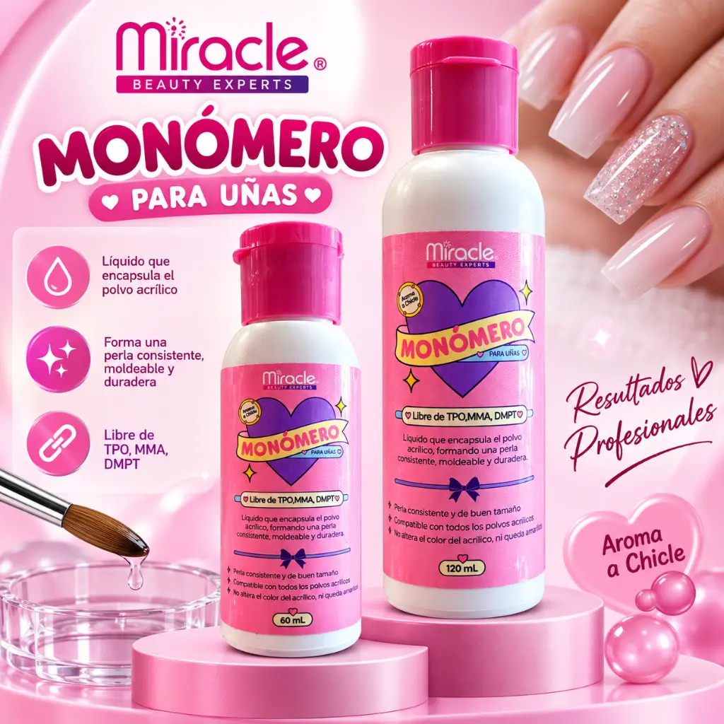 Monómero para Uñas Miracle
