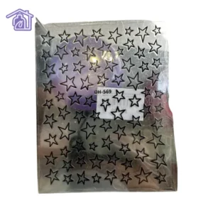 stickers adhesivos para unas estrellas negras delineadas minimalistas dh 569