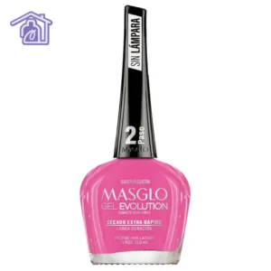 sandunguera esmalte gel evolution masglo 13.5 ml tono rosado acabado cremoso