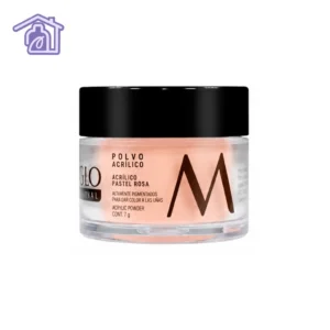 polvo acrilico pastel rosa 7g masglo