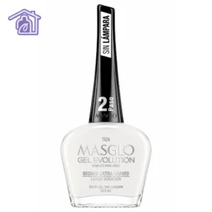 tiza esmalte gel evolution efecto gel masglo 13,5 ml cremoso gama blanco