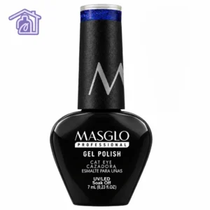 cazadora esmalte semipermanente gel polish cat eye masglo professional 7 ml gama azul