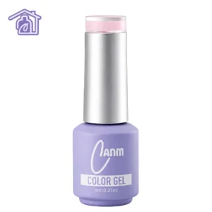 color gel rosa terciopelo 8 ml canm esmalte semipermanente