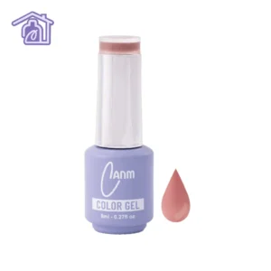 color gel rosa azucarada 8 ml canm esmalte semipermanente