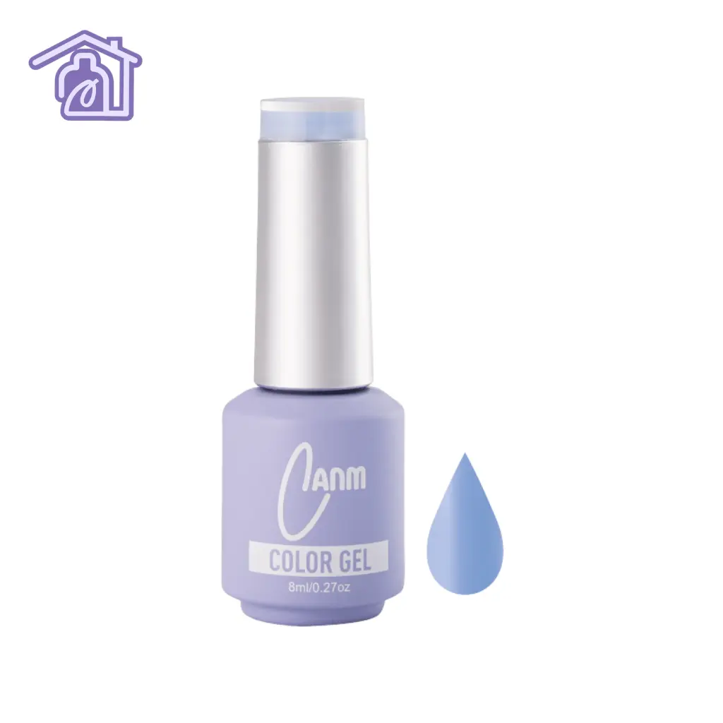 color gel fiesta en el mar 8 ml canm esmalte semipermanente