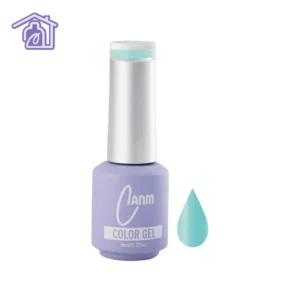 color gel agua verde 8 ml canm esmalte semipermanente
