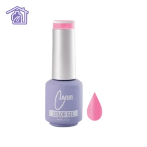 color gel rosa de papel 8 ml canm esmalte semiautopermanente para uñas
