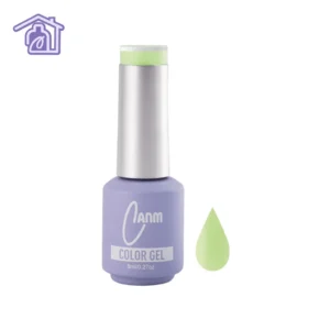 color gel sendero verde 8 ml canm esmalte semiautopermanente para uñas