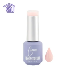 color gel porcelana rosa 8 ml canm esmalte semipermanente para uñas