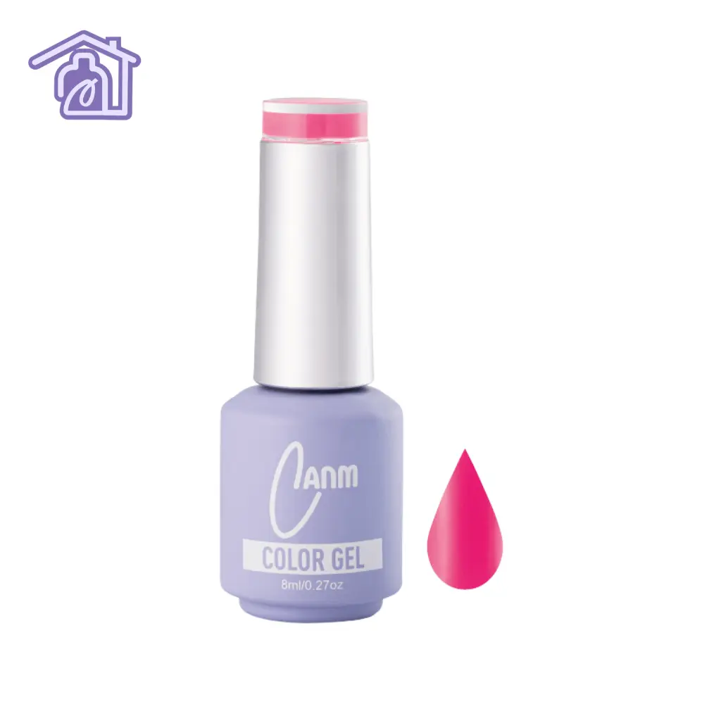 color gel sentimiento rosa 8 ml canm esmalte semipermanente para uñas
