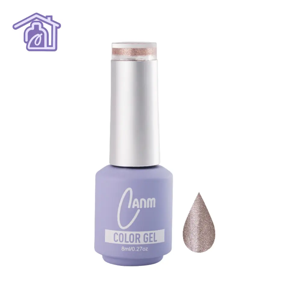 color gel hoja de cobre 8 ml canm esmalte semipermanente para uñas