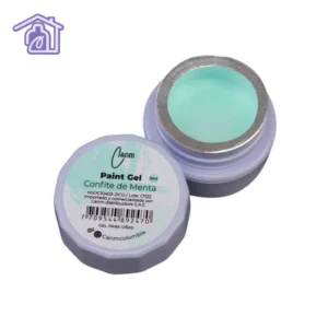 paint gel confite de menta 5 ml canm gel para nail art y trazado de uñas