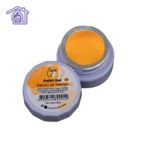 paint gel batido de mango 5 ml canm gel para nail art y trazado de uñas
