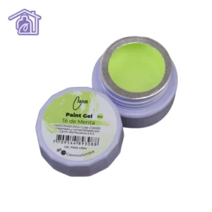 paint gel te de menta 5 ml canm gel para nail art y trazado de uñas