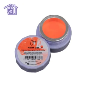 paint gel naranja caramelizada 5 g canm gel para nail art y trazado de uñas