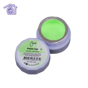 paint gel ojos verdes 5 g canm gel para nail art y trazado de uñas