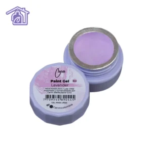 paint gel lavander 5 ml canm gel para nail art y trazado de uñas