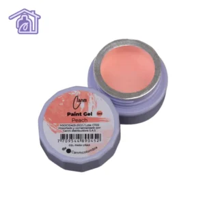 paint gel peach 5 ml canm gel para nail art y trazado de uñas