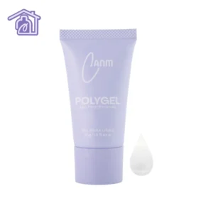 polygel clear 30g canm gel transparente para extension y construccion de unas