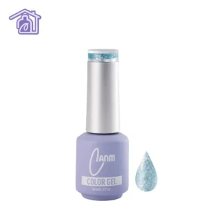 color gel galaxia 8ml canm esmalte semipermanente con escarcha y glitter azul para unas