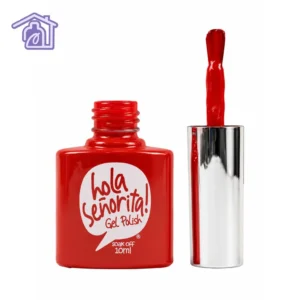 esmalte semipermanente gel polish 320 hola senorita 10ml tono rojo pasion intenso