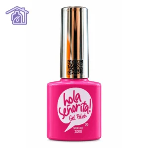 esmalte semipermanente gel polish 088 hola senorita 10ml tono rosado chicle fucsia brillante con tapa cromada
